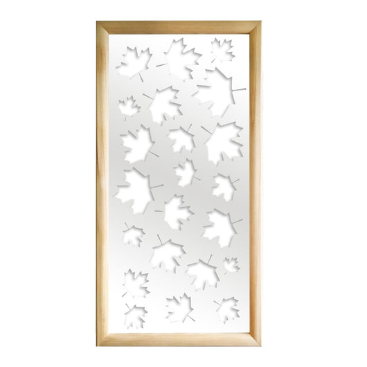 MAPLE  - Moduli Decorativi in Legno e PVC Misura: 47x94 cm, Colore: bianco