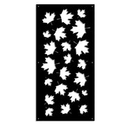 MAPLE - Pannello in PVC traforato - Parasole Misura: 50x150 cm, Colore: nero