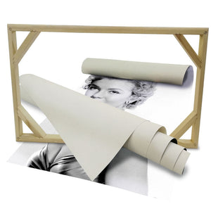 Marilyn Monroe - stampa su tela in alta definizione con telaio in legno Misura: 70x100 cm
