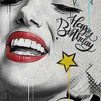 MaryPop -  Quadro Canvas Contemporaneo su telaio in legno Misura: 70x100 cm