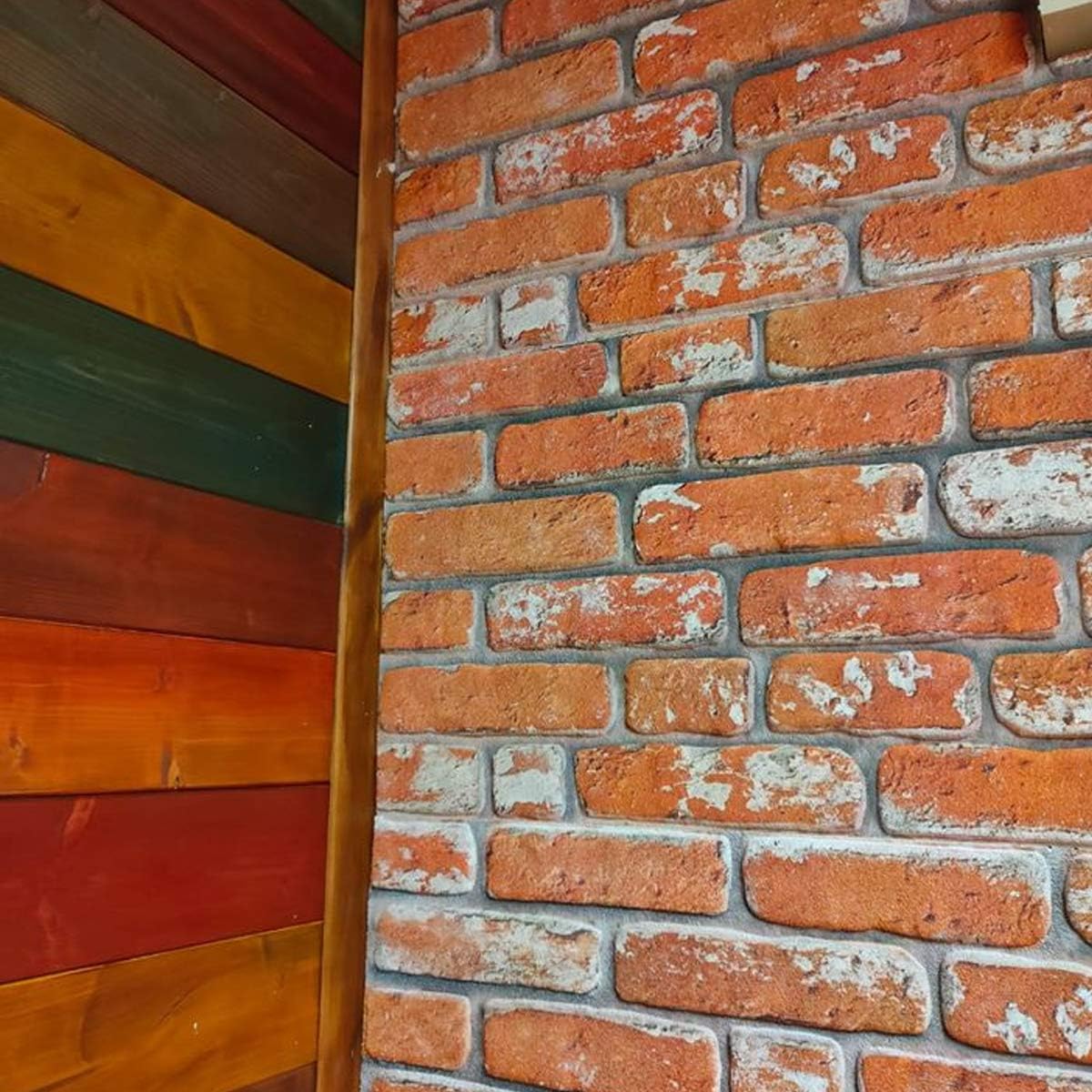 MATTONCINO CLASSIC pannello finto mattone in EPS Resinato Misura 100x50 Cm spessore 2 cm