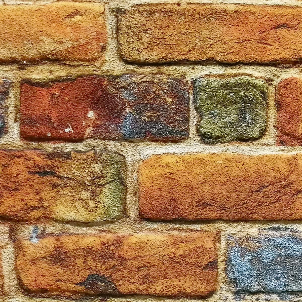 MATTONCINO COPPER pannello finto mattone in EPS Resinato Misura 100x50 Cm spessore 2 cm