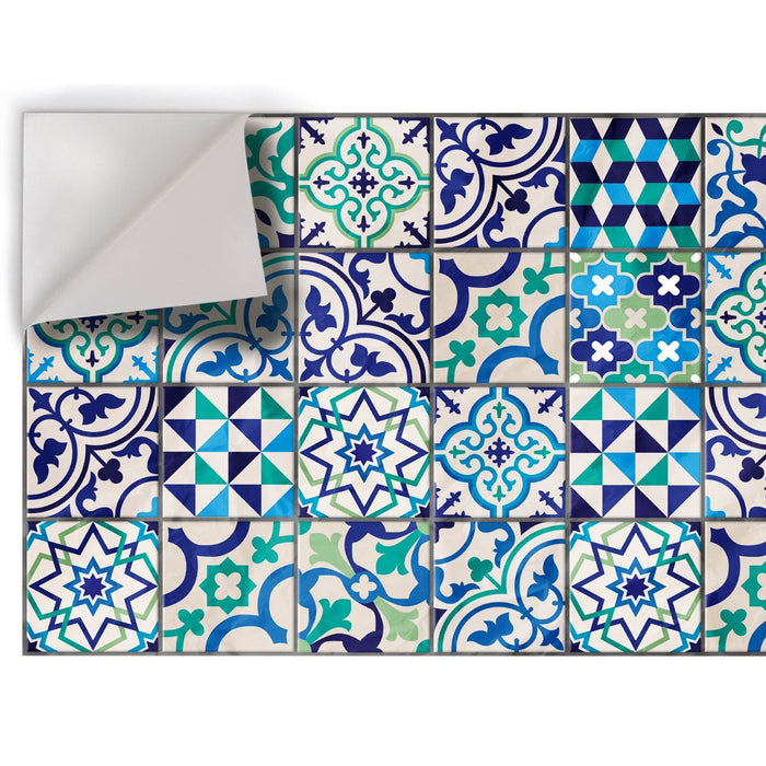 MATTONELLE di VIETRI Pellicola adesiva in PVC finitura opaca Misura: 100x200 cm