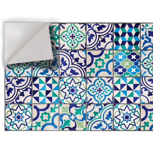 MATTONELLE di VIETRI Pellicola adesiva in PVC finitura opaca Misura: 100x300 cm