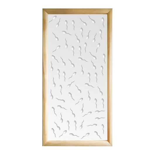 MAYBE LIFE - Moduli Decorativi in Legno e PVC Colore: bianco, Misura: 47x94 cm