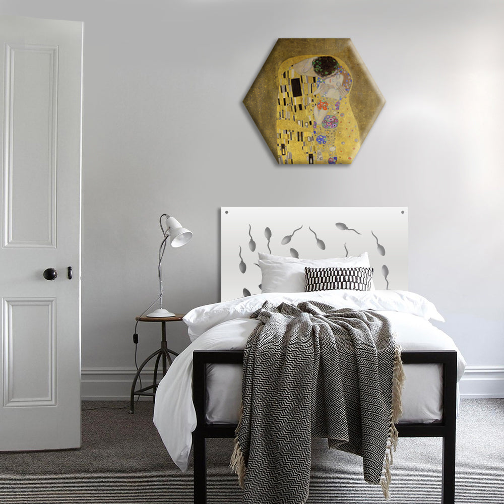 MAYBE LIFE - Pannello in PVC traforato - Parasole Misura: 48x48 cm, Colore: bianco