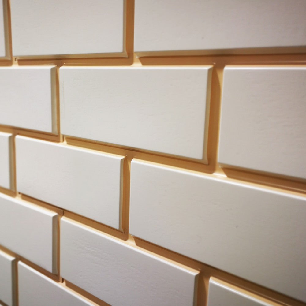 MELROSE - Pannello per parete in PVC a rilievo 3D - 60cmX60cm