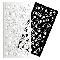 MICKEY - Pannello in PVC traforato - Parasole Colore: nero, Misura: 98x198 cm