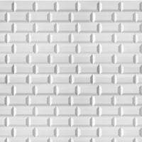 MILK - Pannello per parete in PVC a rilievo 3D - 595mmX560mm