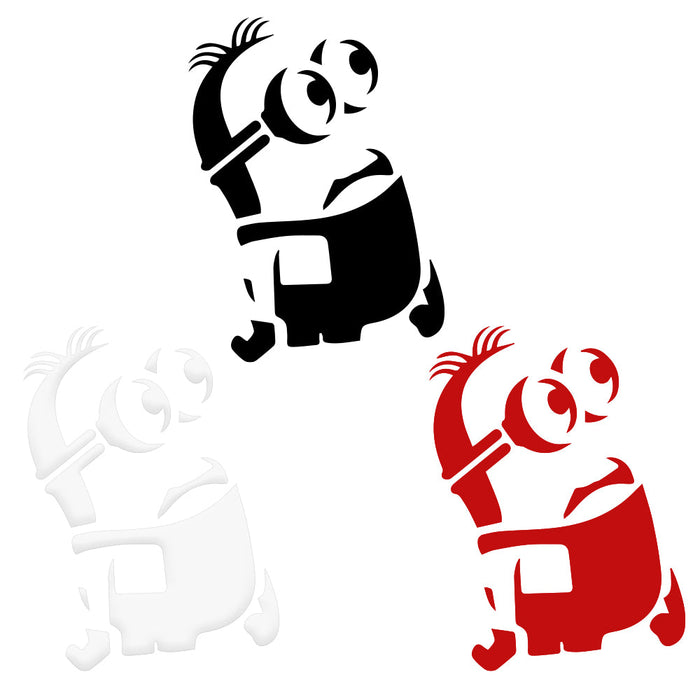 MINION - Adesivo murale wall sticker in vinile 55x75 cm Colore: Rosso
