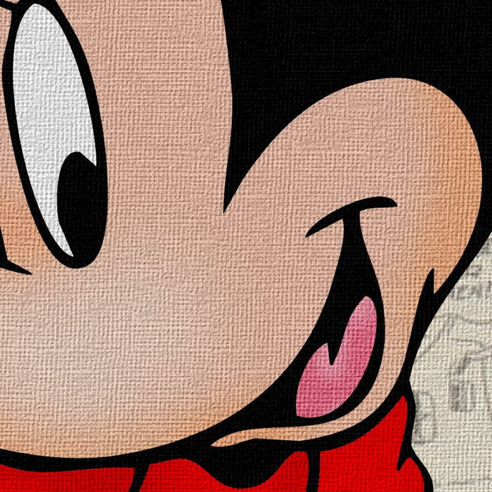 MINNIE - Quadro stampato su Canvas e montato su telaio in legno Misura: 100x140 cm