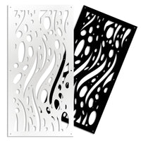 MISTRAL - Pannello in PVC traforato - Parasole Colore: nero, Misura: 98x198 cm