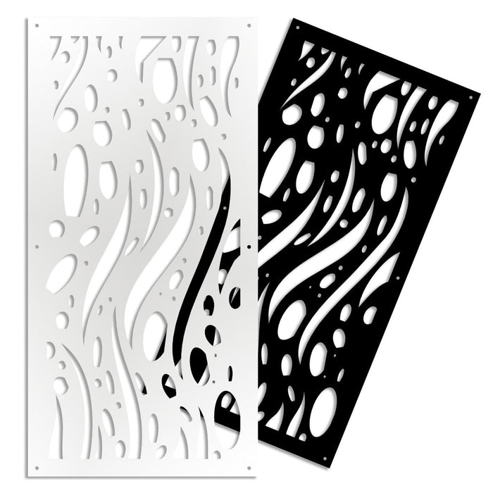 MISTRAL - Pannello in PVC traforato - Parasole Misura: 73x148 cm, Colore: bianco