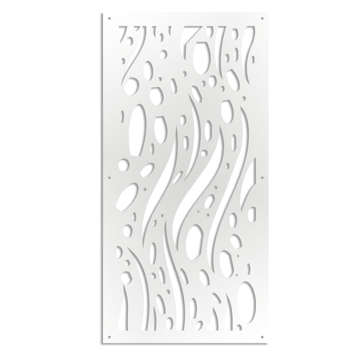 MISTRAL - Pannello in PVC traforato - Parasole Misura: 73x148 cm, Colore: bianco
