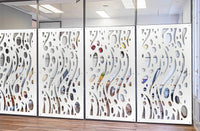 MISTRAL - Pannello in PVC traforato - Parasole Colore: bianco, Misura: 50x150 cm