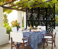 MISTRAL - Pannello in PVC traforato - Parasole Colore: nero, Misura: 98x198 cm