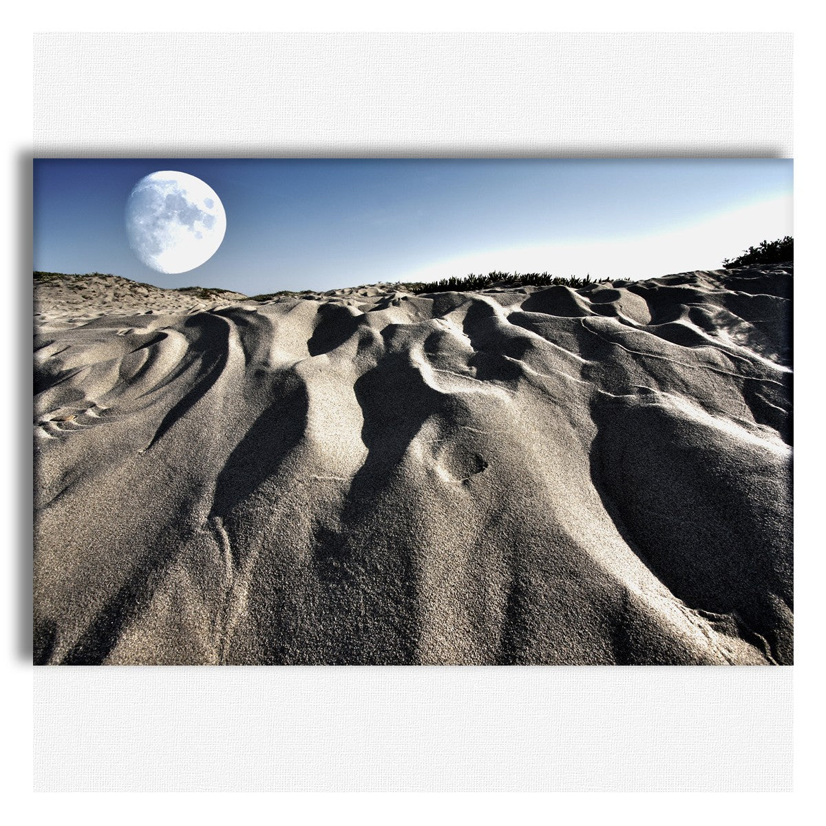 Moonscape surreale - Quadro Canvas su telaio in legno Misura: 100x70 cm