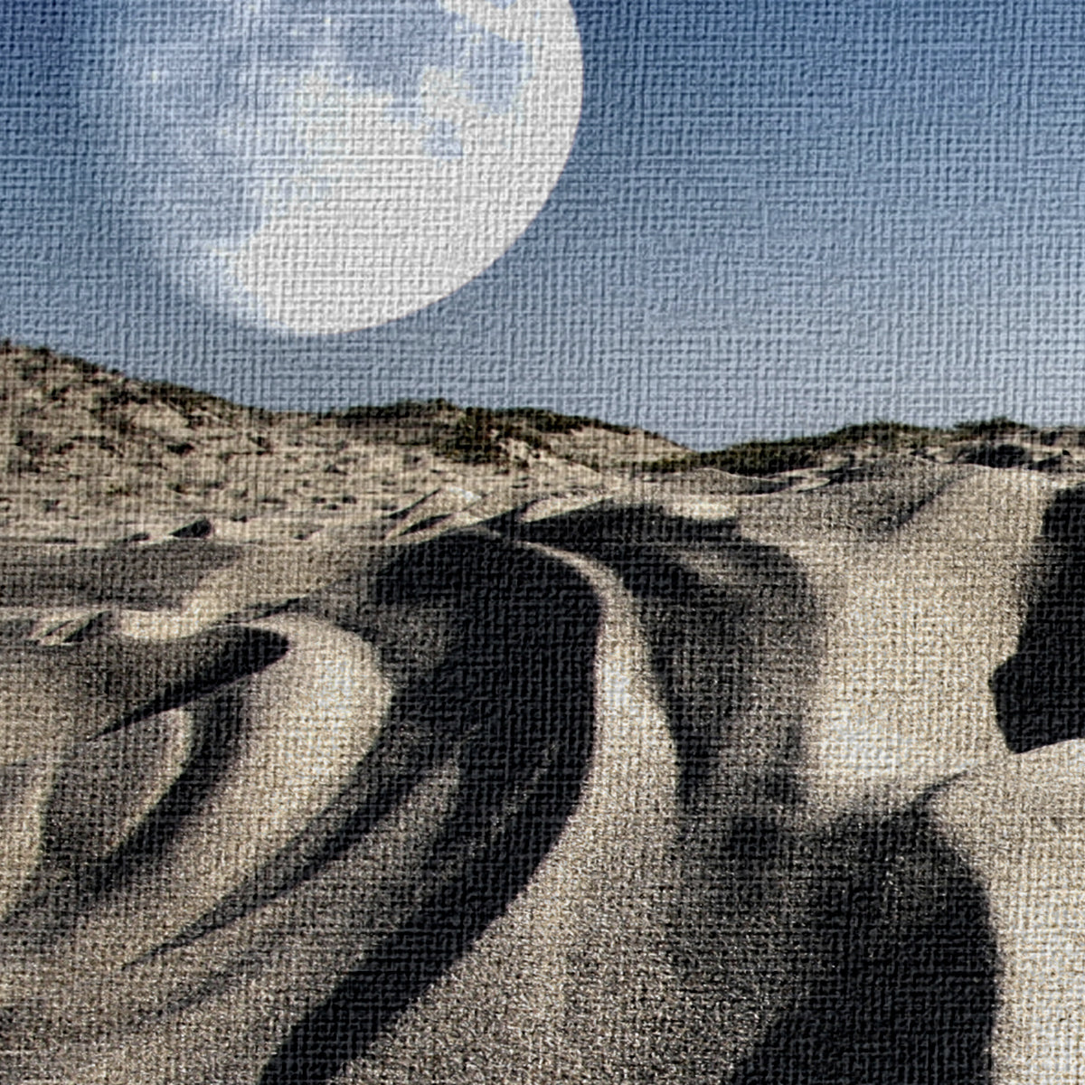 Moonscape surreale - Quadro Canvas su telaio in legno Misura: 100x70 cm