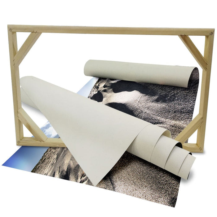 Moonscape surreale - Quadro Canvas su telaio in legno Misura: 100x70 cm