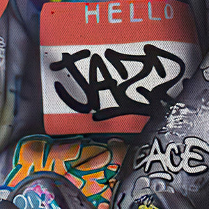 MuralHands -  Quadro Canvas Contemporaneo su telaio in legno Misura: 70x100 cm