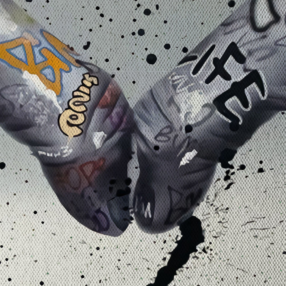 MyHeart4You -  Quadro Canvas Contemporaneo su telaio in legno Misura: 100x140 cm