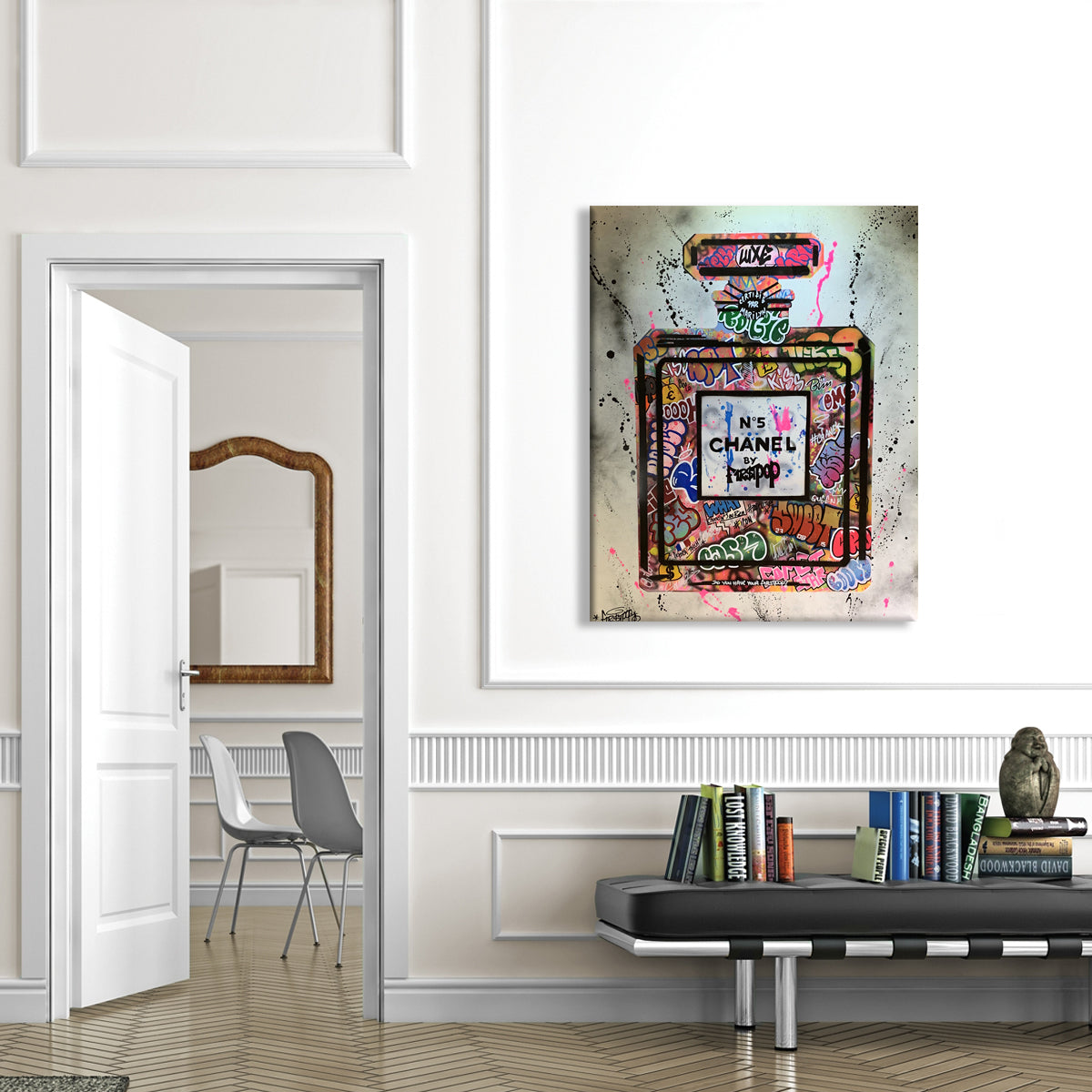 n.5 -  Quadro Canvas Contemporaneo su telaio in legno Misura: 50x70 cm