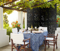 NANOTECH - Pannello in PVC traforato - Parasole Colore: nero, Misura: 73x148 cm