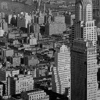 New York City by night - Quadro Canvas su telaio in legno Misura: 70X50 cm