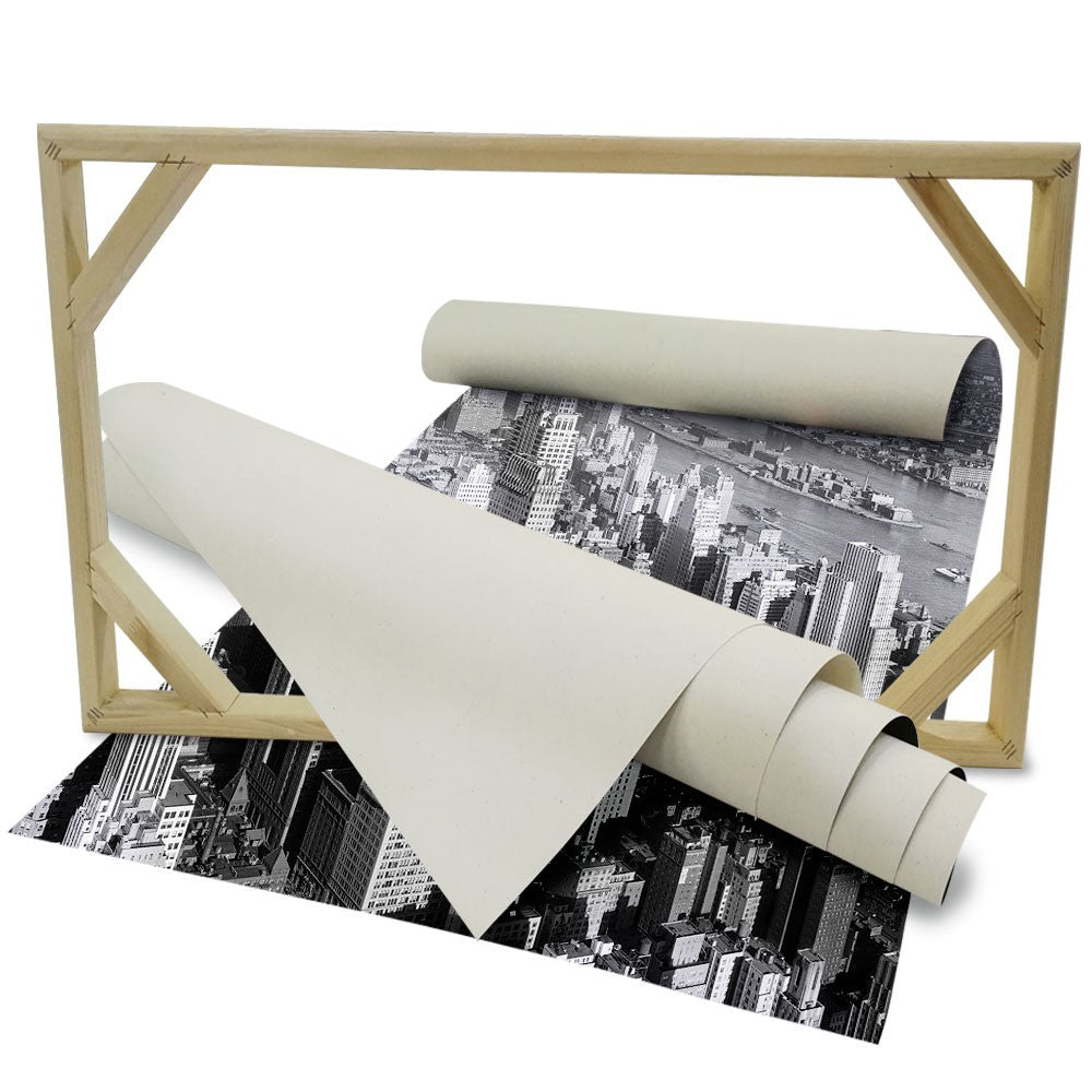 NewYork retrò - Quadro Canvas su telaio in legno Misura: 70X50 cm