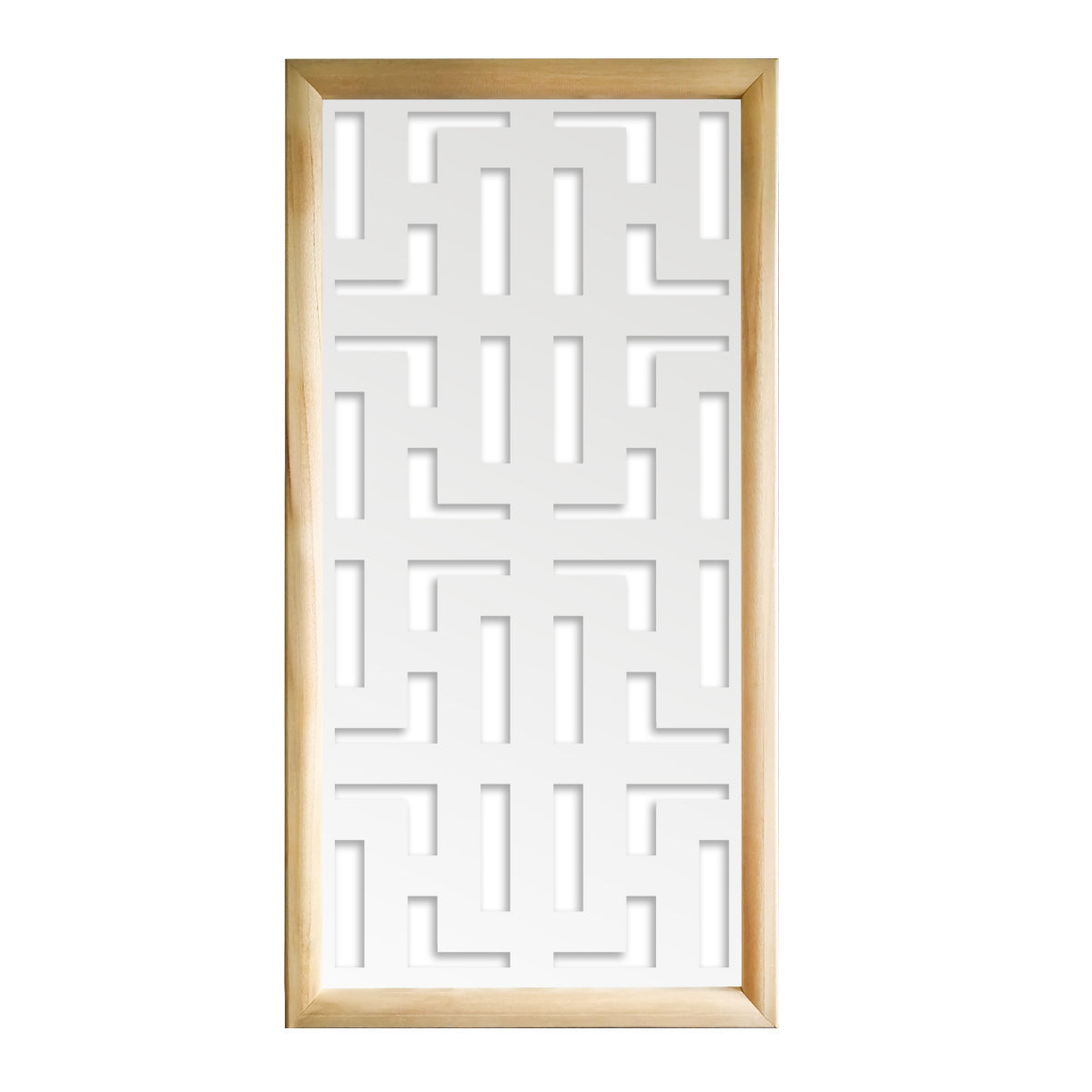 NO WAY - Moduli Decorativi in Legno e PVC Colore: bianco, Misura: 73x148 cm