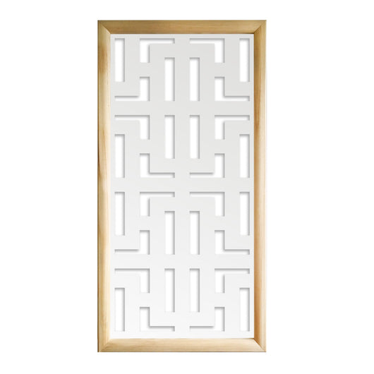 NO WAY - Moduli Decorativi in Legno e PVC Colore: bianco, Misura: 73x148 cm