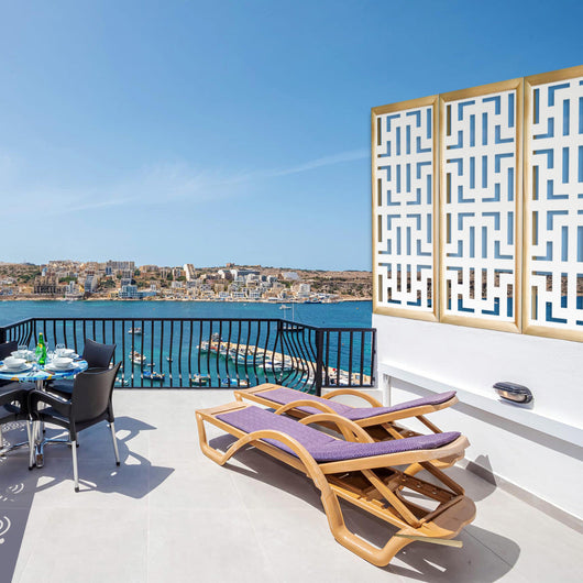 NO WAY - Moduli Decorativi in Legno e PVC Colore: bianco, Misura: 47x94 cm