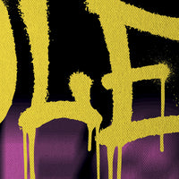 NoRules -  Quadro Canvas Contemporaneo su telaio in legno Misura: 50x70 cm