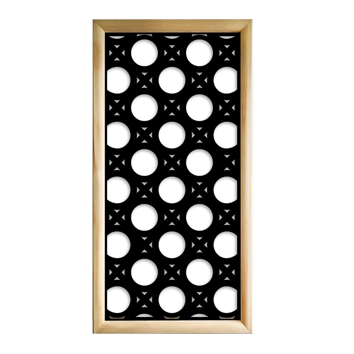 NOTTINGHAM - Moduli Decorativi in Legno e PVC Misura: 47x94 cm, Colore: nero