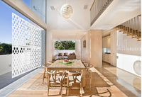 NOTTINGHAM - Pannello in PVC traforato - Parasole Colore: bianco, Misura: 73x148 cm