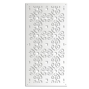 OLD KEY - Pannello in PVC traforato - Parasole Colore: bianco, Misura: 47x94 cm