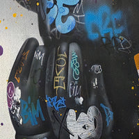 Orsetta -  Quadro Canvas Contemporaneo su telaio in legno Misura: 100x140 cm