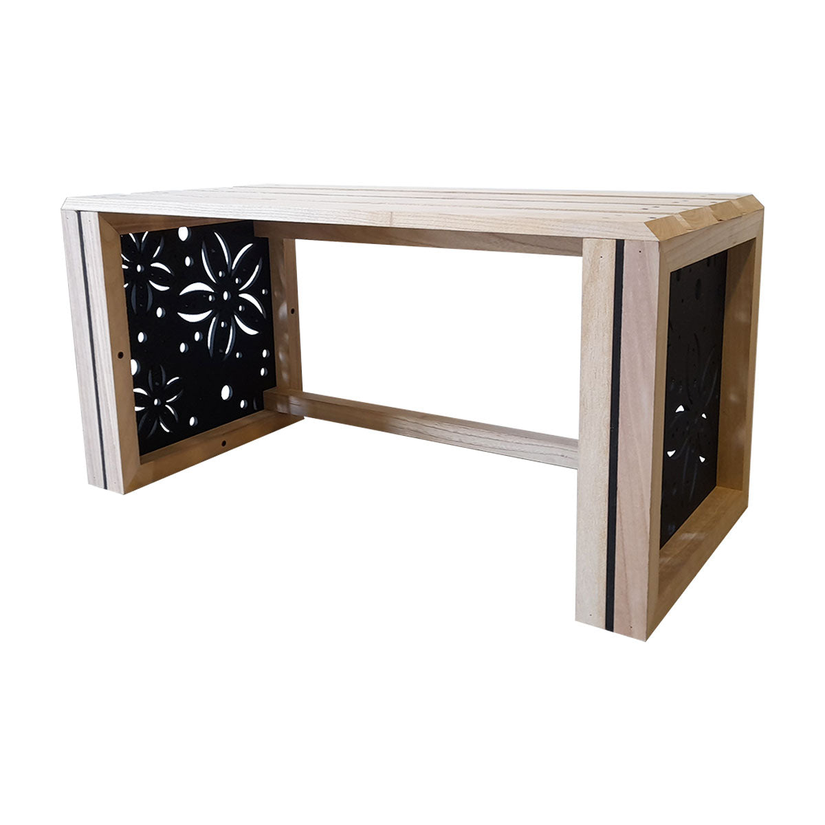 Panchina In Legno E Pvc Per Interno Ed Esterno Mod. FLOWERS