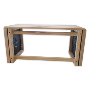 Panchina In Legno E Pvc Per Interno Ed Esterno Mod. FLOWERS