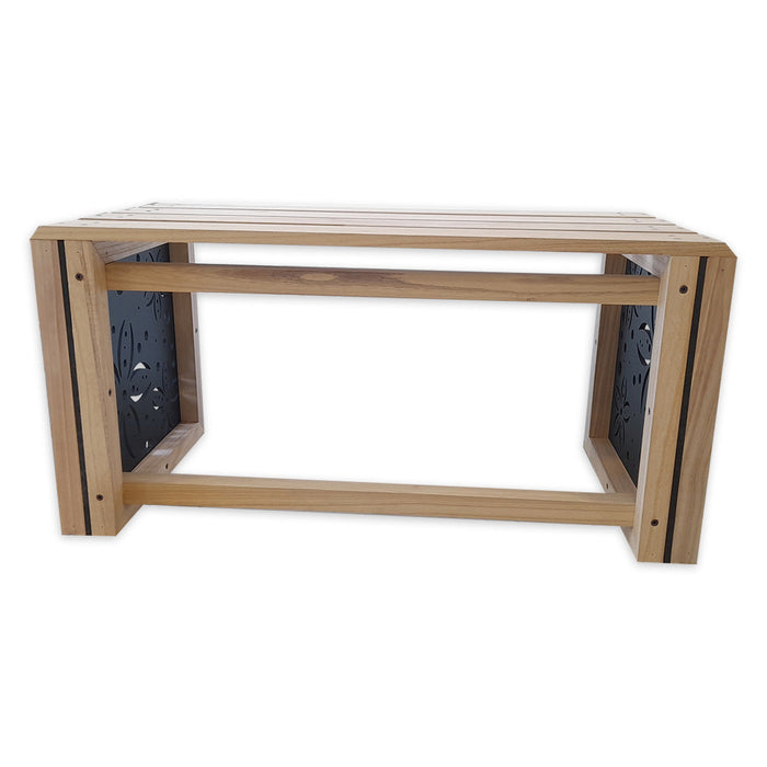 Panchina In Legno E Pvc Per Interno Ed Esterno Mod. FLOWERS