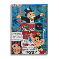 Parco della Vittoria -  Quadro Canvas Contemporaneo su telaio in legno Misura: 50x70 cm