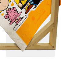 Peanuts - Quadro Canvas su telaio in legno Misura: 140x100 cm