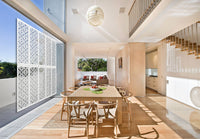 PELOTA MAYA - Pannello in PVC traforato - Parasole Misura: 50x150 cm, Colore: bianco