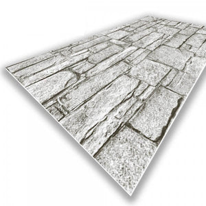 PIETRA CROATA - Paraschizzi da cucina in PVC flessibile - Misura 120x60cm spessore 3mm