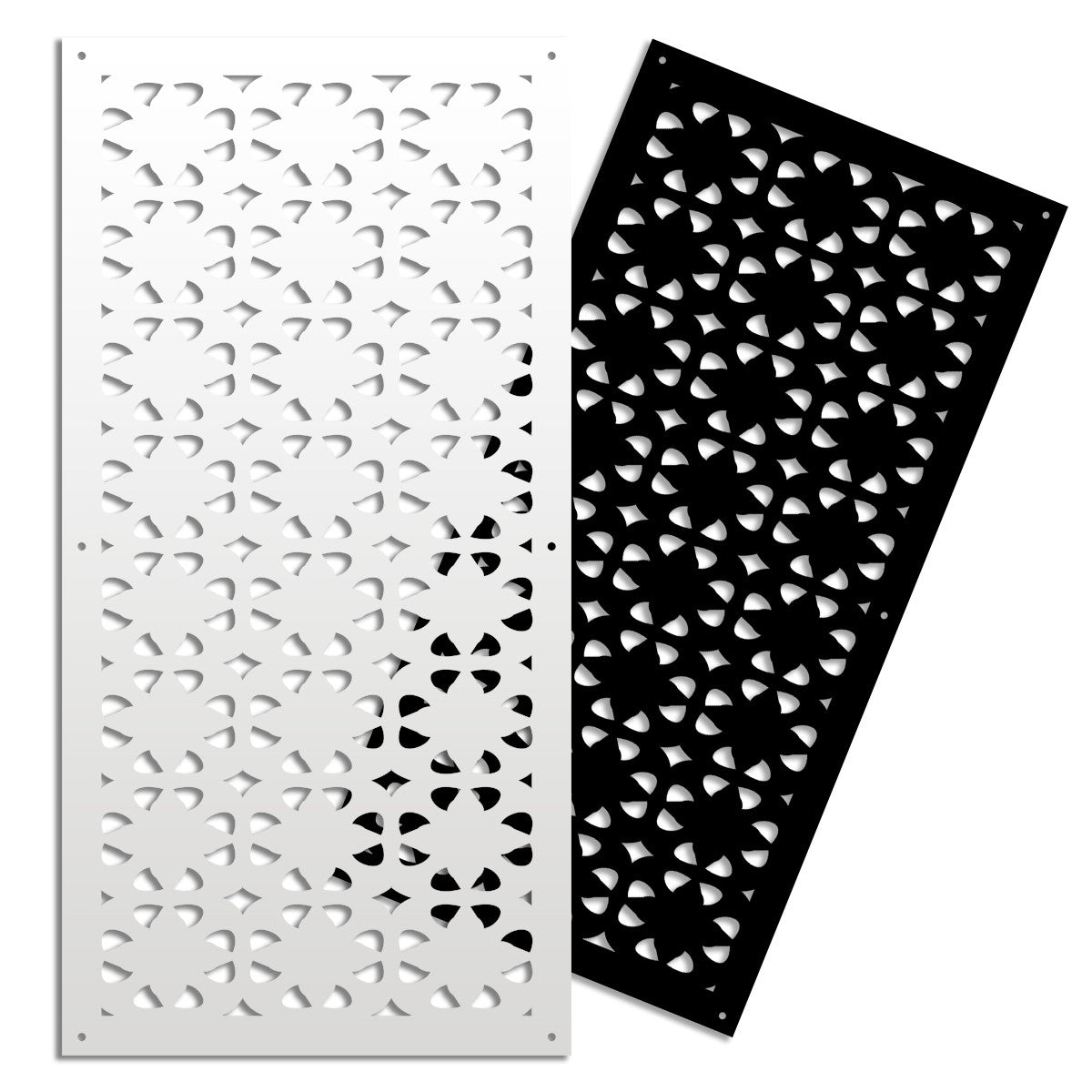 PINCERS - Pannello in PVC traforato - Parasole Misura: 73x148 cm, Colore: nero