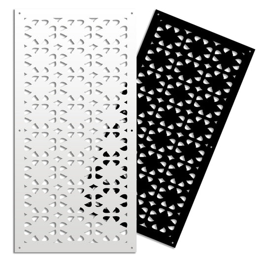 PINCERS - Pannello in PVC traforato - Parasole Misura: 73x148 cm, Colore: nero