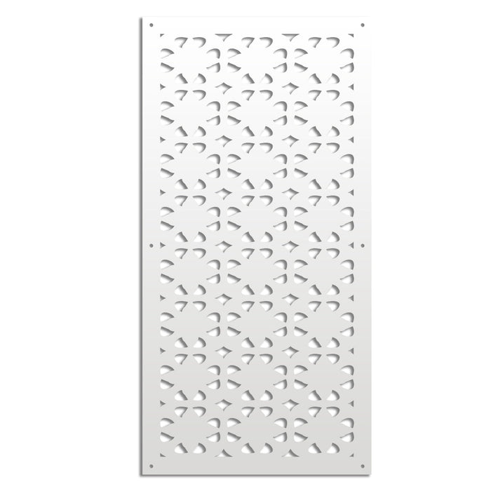 PINCERS - Pannello in PVC traforato - Parasole Colore: bianco, Misura: 73x148 cm