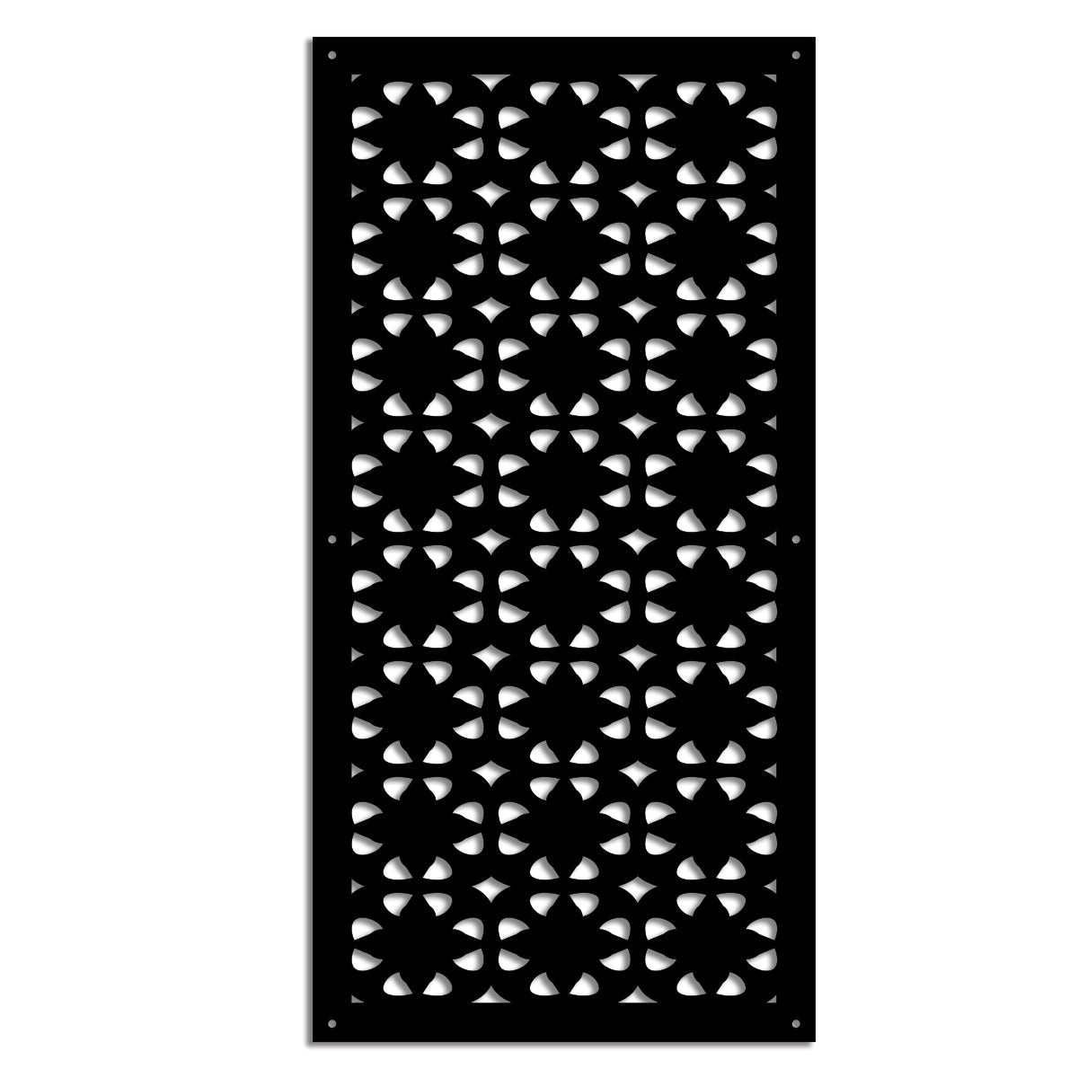 PINCERS - Pannello in PVC traforato - Parasole Misura: 73x148 cm, Colore: nero