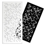 PIXEL - Pannello in PVC traforato - Parasole Misura: 98x198 cm, Colore: nero