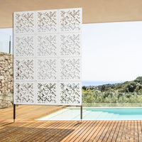 PIXEL - Pannello in PVC traforato - Parasole Colore: bianco, Misura: 98x98 cm